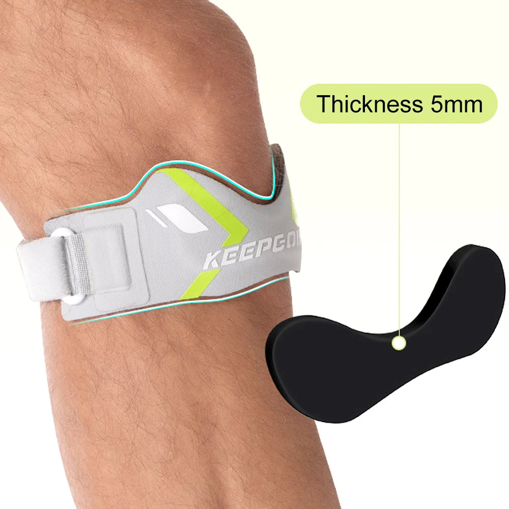 1PCS Patella Band Protection Kneecap Knee Tendon Support Strape Brace Adjustable Absorption Compression Pad Basketball