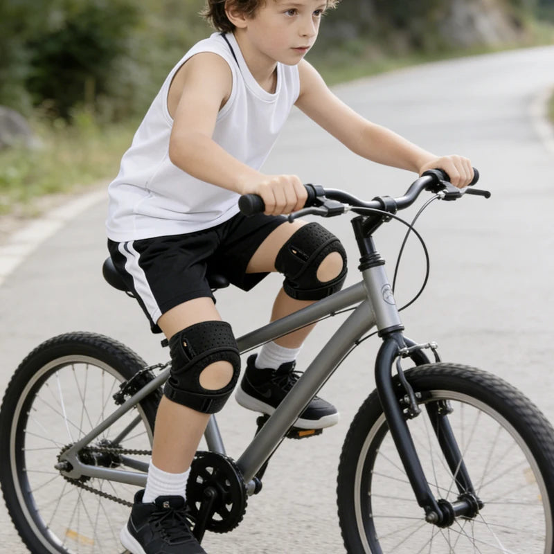 1pcs Adjustable Kids Knee Brace with Patella Gel Pads Youth Child Meniscus Tear Support Brace for Sports And Knee Pain Relief