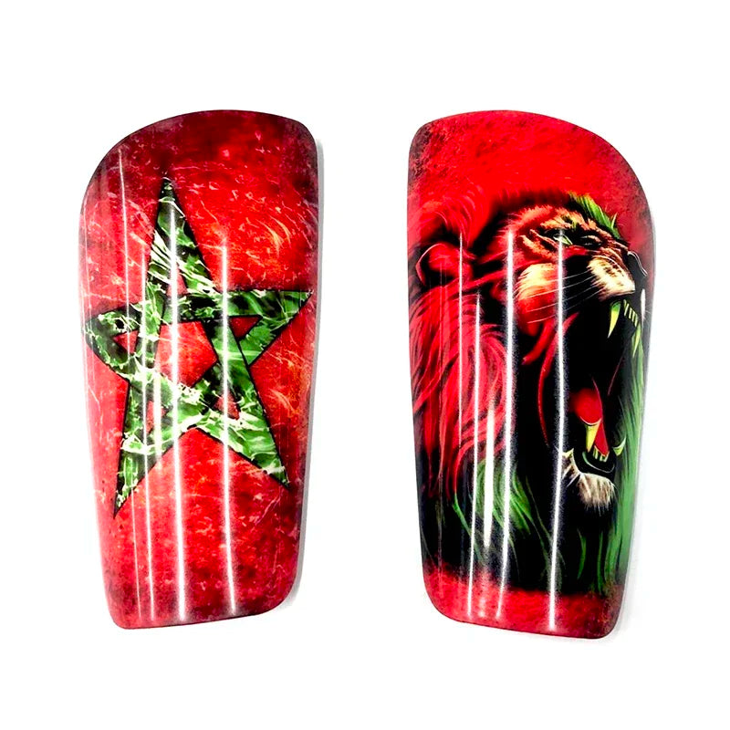 Adult Children Football Shin Guard Leg Protectors For Calf Protection Team Training Red Insert Board Shin pads In Stock