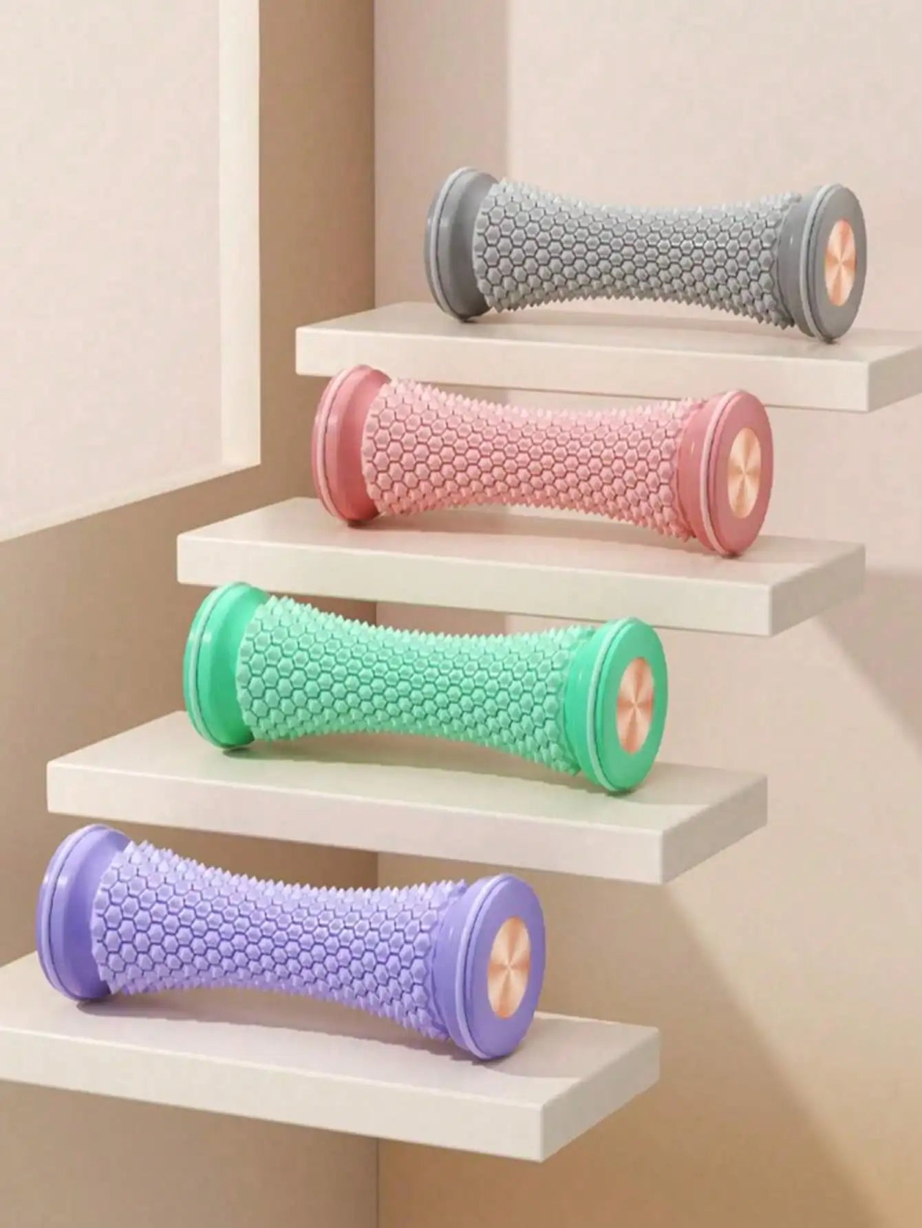 1pc Foot Massage Roller Foot Muscle Smooth Roller Trainer Multi Functional Foot Massage Wheel