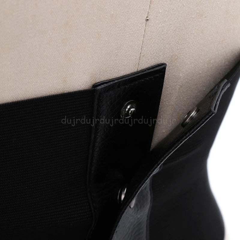 Fashion Retro Lady Waist Shape Corset Wide Elastic Faux Leather Black Belt Stretch Waistband New Au28 19 dropship
