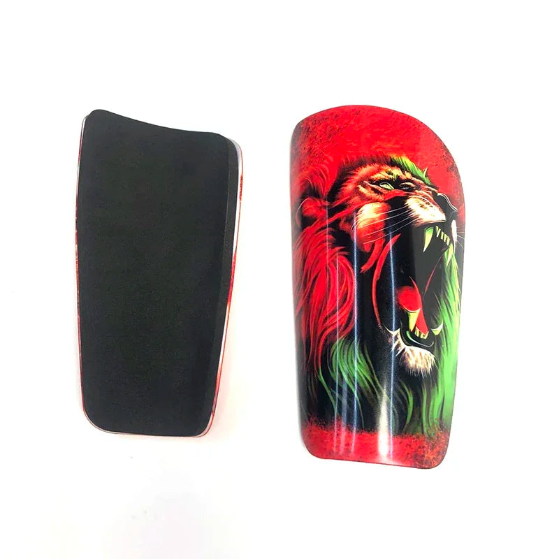 Adult Children Football Shin Guard Leg Protectors For Calf Protection Team Training Red Insert Board Shin pads In Stock