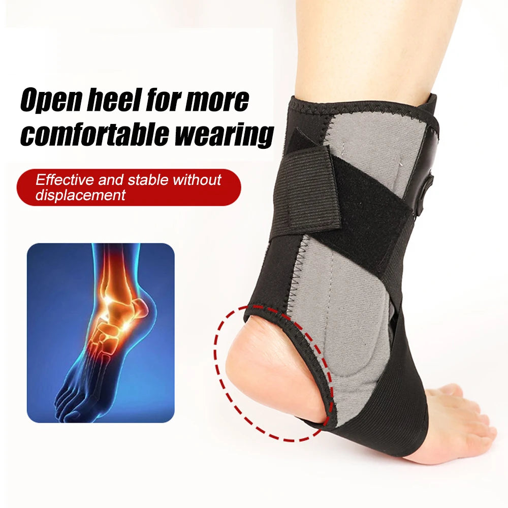 1pcs  Adjustable Ankle Brace Support for Women &amp; Men - Elastic Lace-Up Sprain Recovery Aid for Maximum Ankle Injury Relief