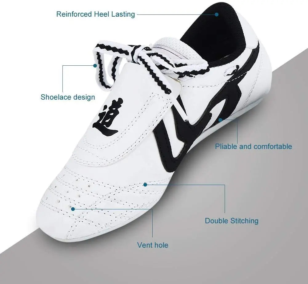 Taekwondo Shoes, Martial Arts Training Shoes Kungfu Karate Shoes Training Taekwondo Shoes for Competition