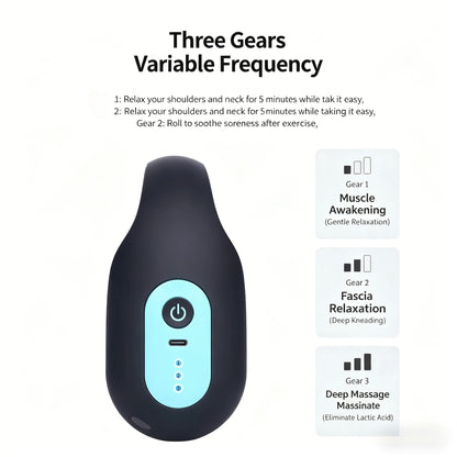 Electirc Roller Massage Deep Tissue Muscle Massage Roller Body Relaxation Relief Back Foot Leg Masajeador Fascia Roller Massage