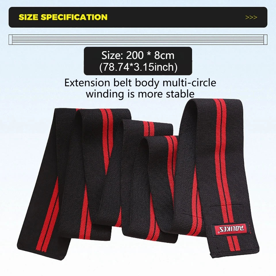 AOLIKES 1PCS Sports Knee Wraps for Men &amp; Women | Ideal for Cross Training,Gym Workouts, Weightlifting,Fitness &amp; Powerlifting