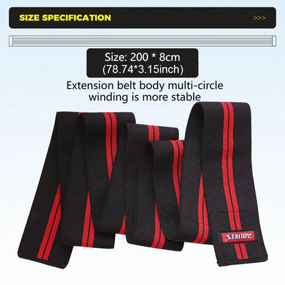 AOLIKES 1PCS Sports Knee Wraps for Men &amp; Women | Ideal for Cross Training,Gym Workouts, Weightlifting,Fitness &amp; Powerlifting