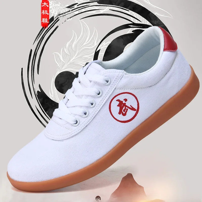 Kung Fu Shoes Martial Arts Tai Chi Taekwondo Wushu Karate Footwear Sport Training Sneakers White Karate &amp; Taekwondo Shoes