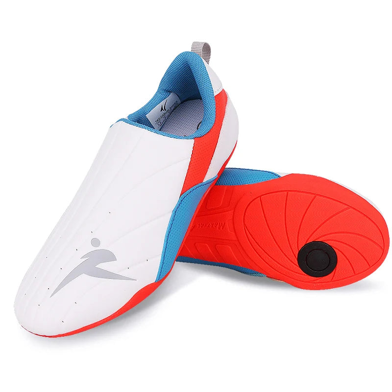 Taekwondo Shoes Coach Shoes Karate Thicker Soft Rubber Bottom Martial Arts Adult Men Women Breathable Sneakers for Instructor