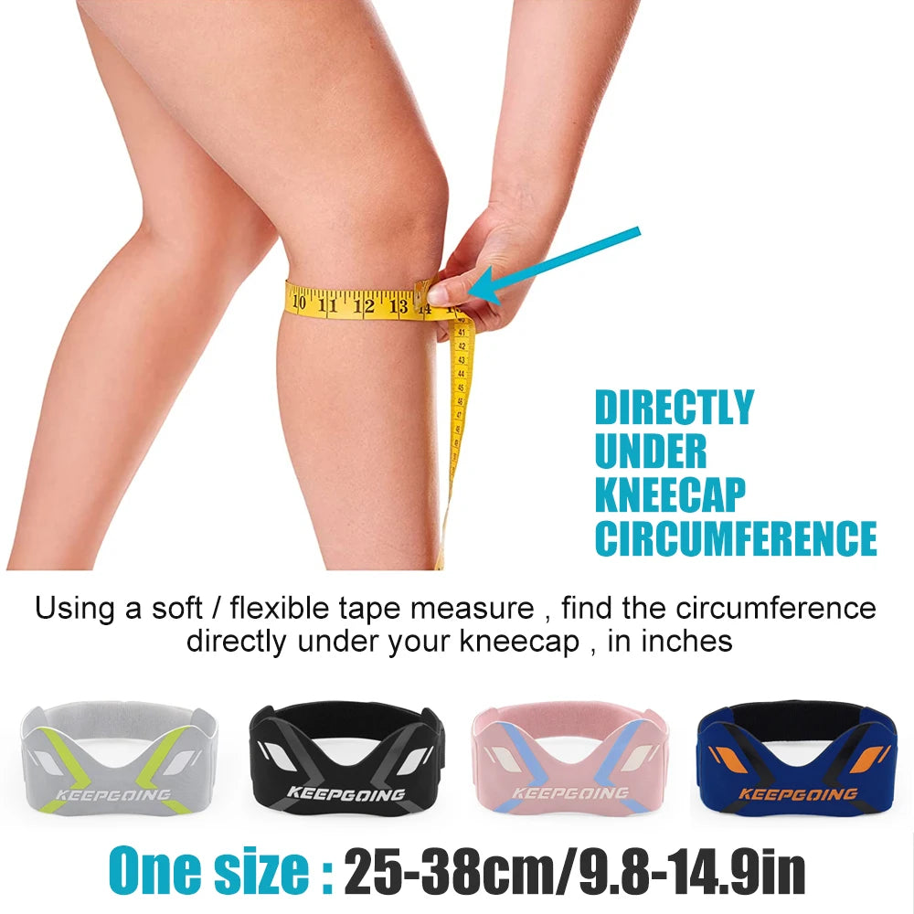 1PCS Patella Band Protection Kneecap Knee Tendon Support Strape Brace Adjustable Absorption Compression Pad Basketball