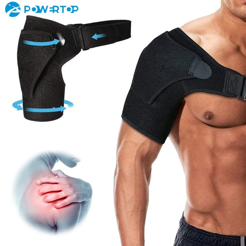 Adjustable Shoulder Brace for Rotator Cuff Support – Fits Left &amp; Right Shoulders,Adjustable Strap Design |Shoulder Support Brace