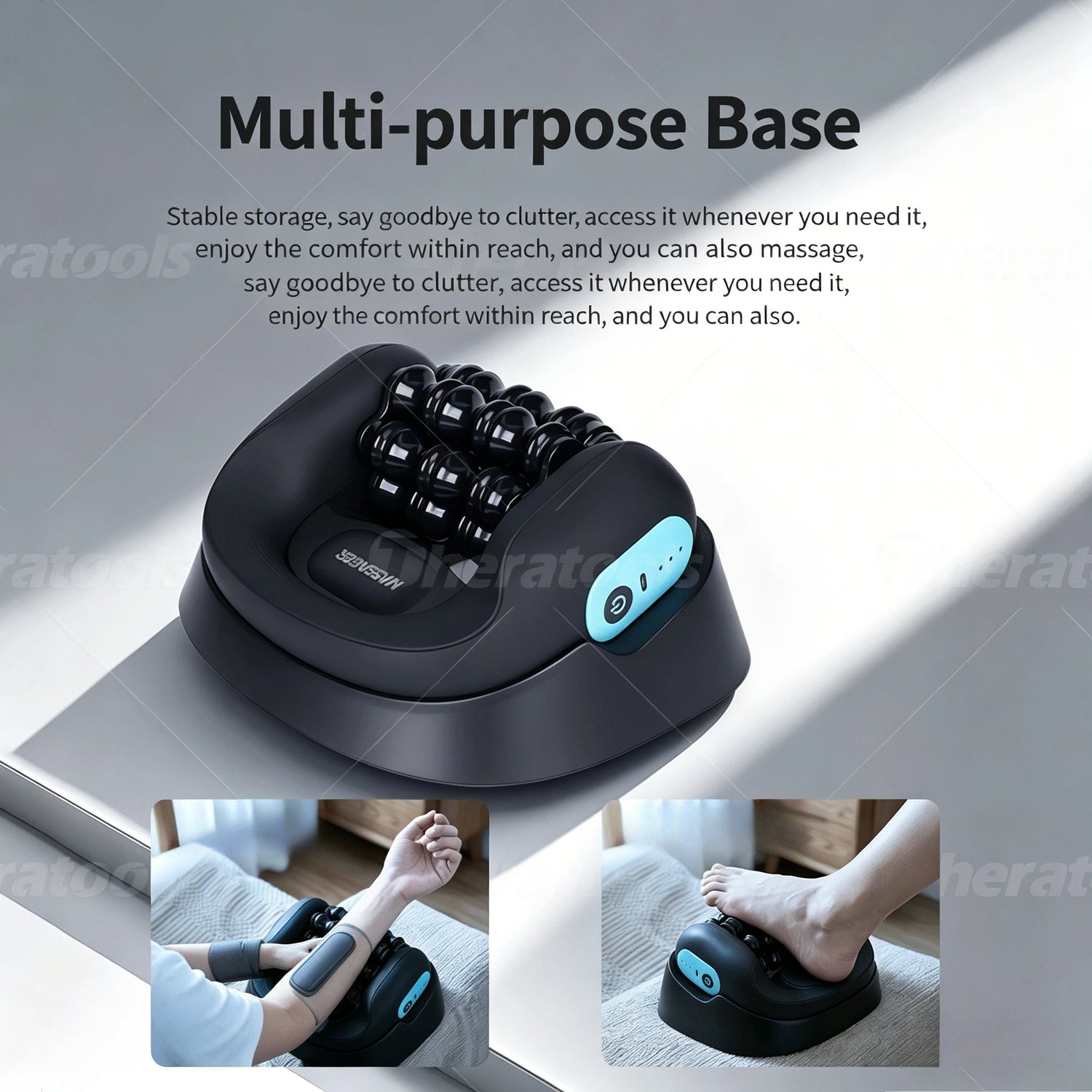 Electirc Roller Massage Deep Tissue Muscle Massage Roller Body Relaxation Relief Back Foot Leg Masajeador Fascia Roller Massage