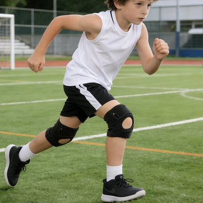 1pcs Adjustable Kids Knee Brace with Patella Gel Pads Youth Child Meniscus Tear Support Brace for Sports And Knee Pain Relief