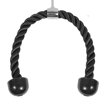 Triceps Rope Pull Down Cable Rope Tricep Cord Workout Exercise Back Fitness Strength Bodybuilding Training Gym Equipment Unisex