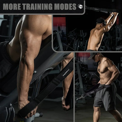 [Extra long triceps rope] Extra long triceps rope with comfortable grip | Triceps rope accessory for enhancing exercise