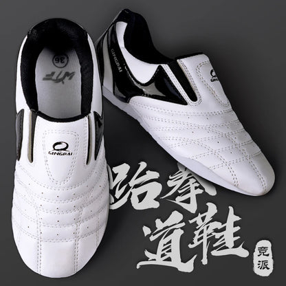 Breathable Taekwondo Shoes Karate Kung Fu Wrestling Martial Arts Shoes Women Men Adult Children Soft Sole Sneaker Coach Shoes