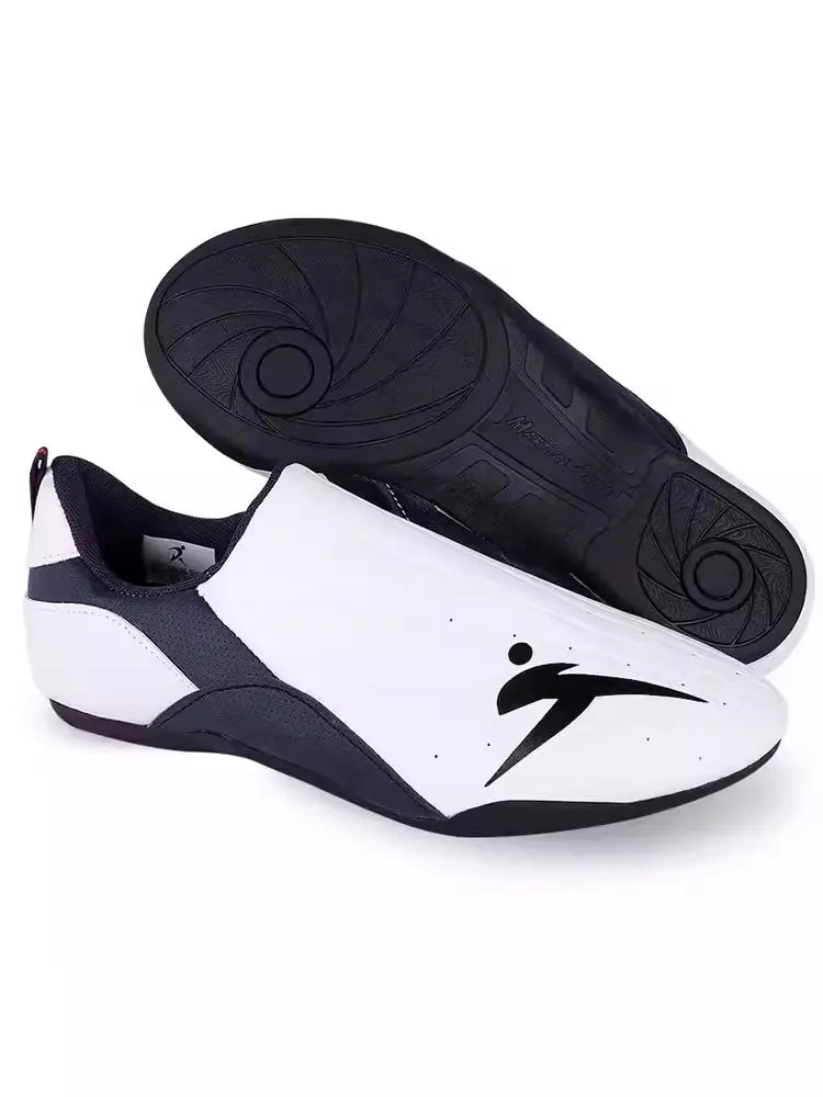 Taekwondo Shoes Coach Shoes Karate Thicker Soft Rubber Bottom Martial Arts Adult Men Women Breathable Sneakers for Instructor