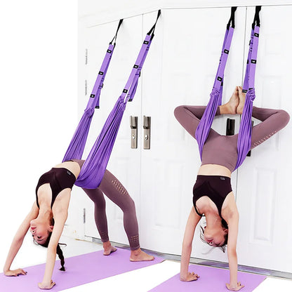 Yoga Rope Aair Hanging Domestick Beauty Back Stretch With Home Hanging Door Yoga Rope Stretching Exercise Training Equipment
