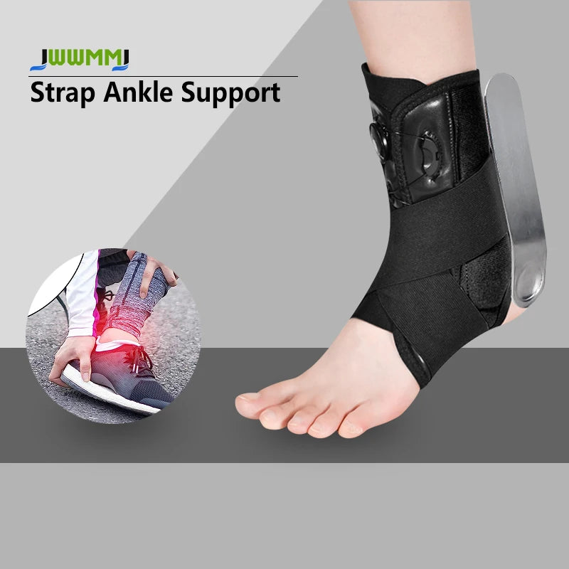 1pcs  Adjustable Ankle Brace Support for Women &amp; Men - Elastic Lace-Up Sprain Recovery Aid for Maximum Ankle Injury Relief